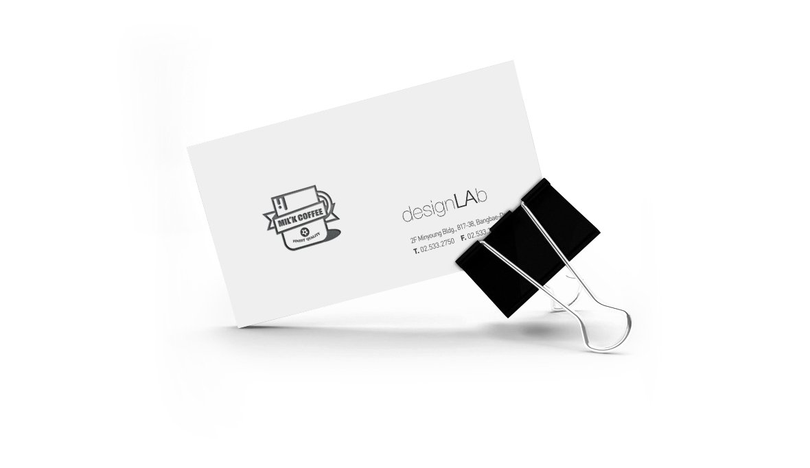 Our self-developed Brand Symbol, Mil'K Coffee