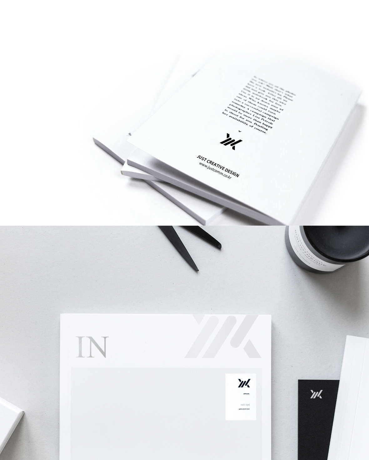 Original Iconic Knot Identity Design by JUST BRAND Agency - Conceptual Branding System Detail