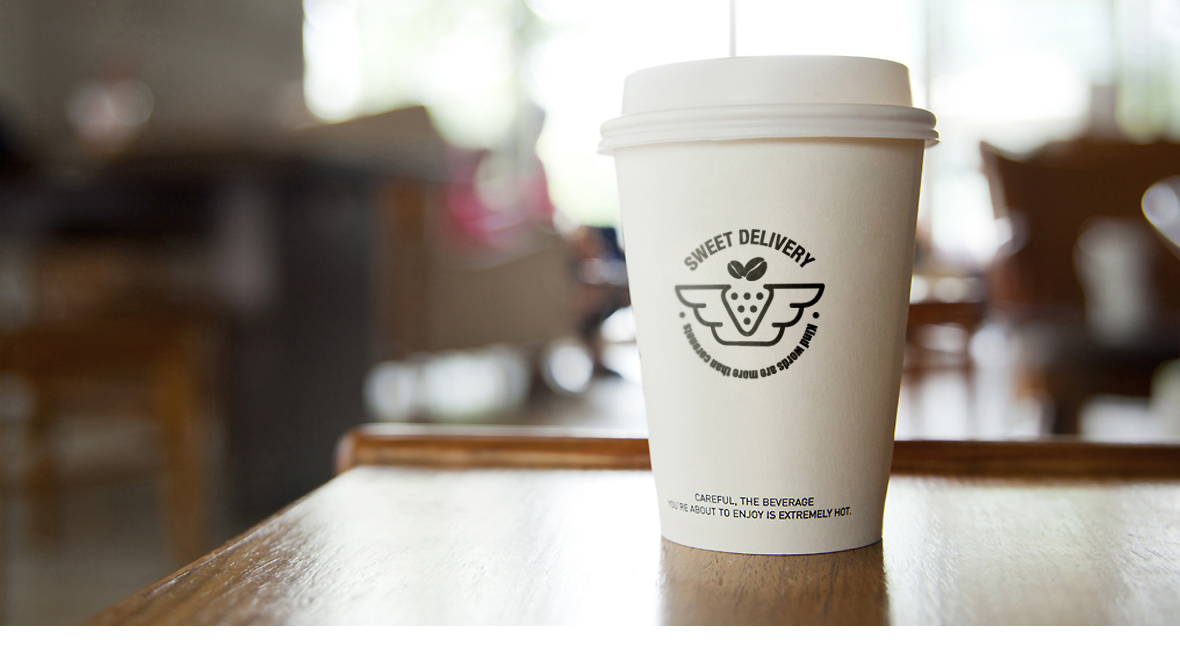 Original Winged Strawberry Identity Design by JUST BRAND Agency - Artistic Identity Application Detail