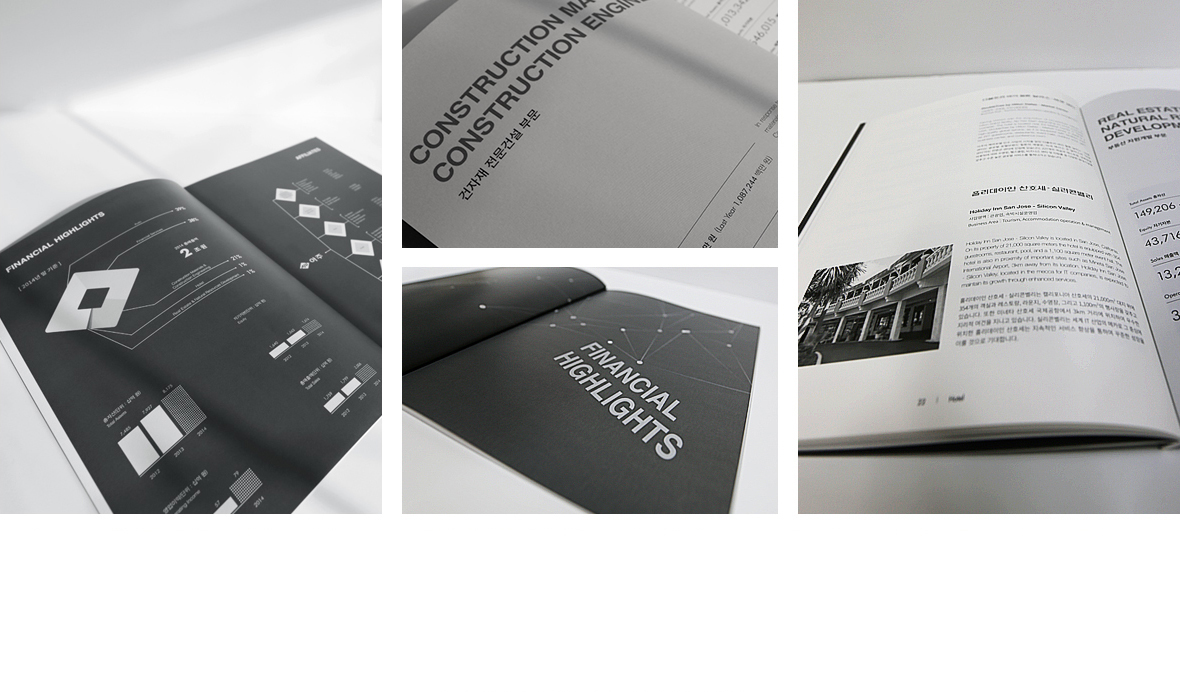 Aju Group Brochure, Financial Contents