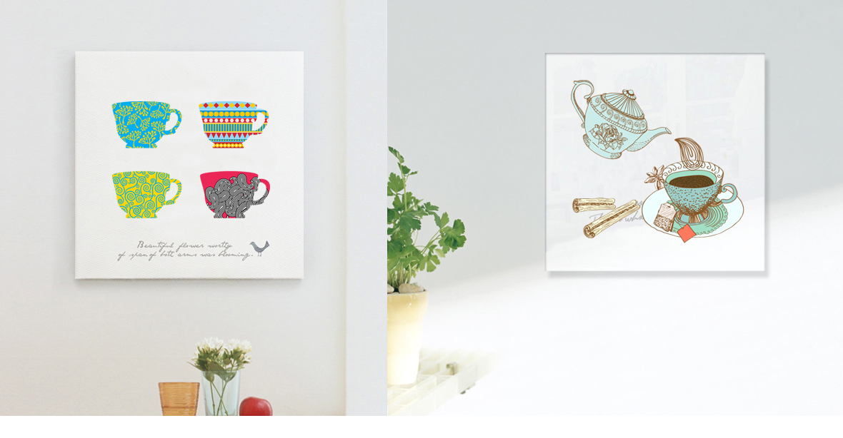Brand Visual Identity, Nordic style illustration