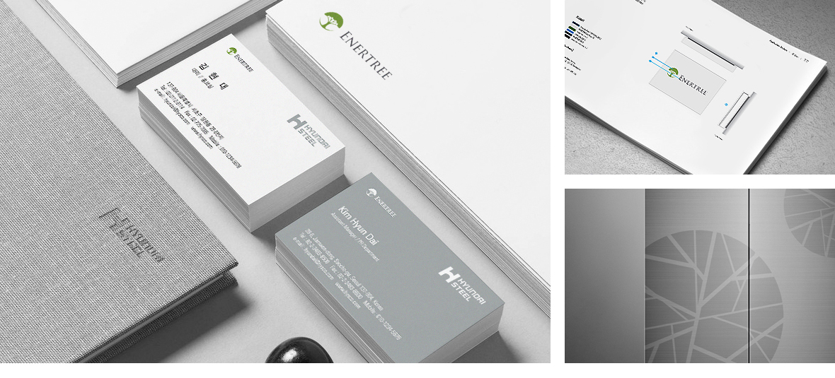 Hyundai Steel Hydrogen Fuel Pack brand Logo Application
