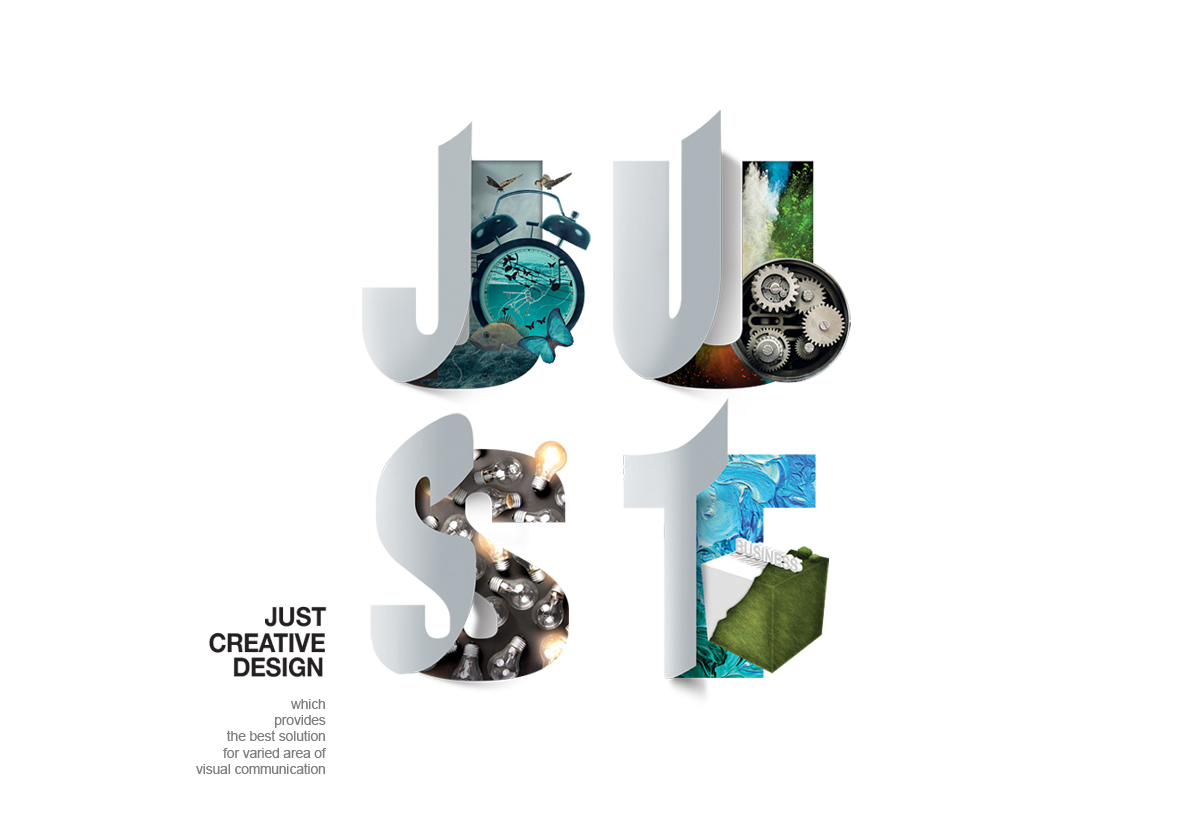 Brand Design Agency의 유연한 브랜드 아이덴티티 시각화 - JUST BRAND